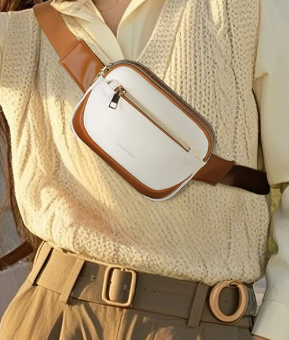 Woman Fanny Pack Boho Crossbody Bag 